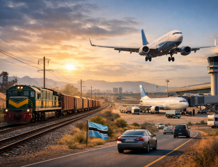 Le secteur des transports botswanais recule : chute de 32 % du fret ferroviaire et 13 % du trafic passagers